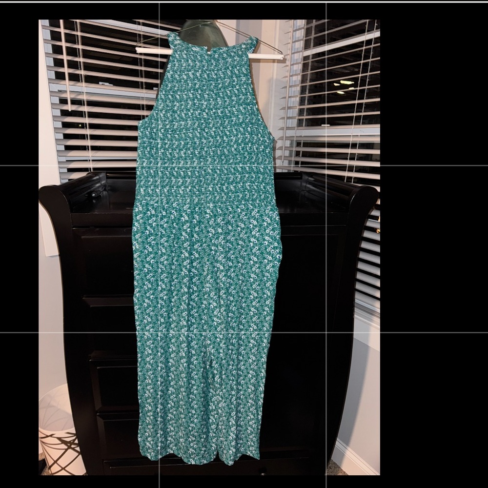 Green and White Jumpsuit